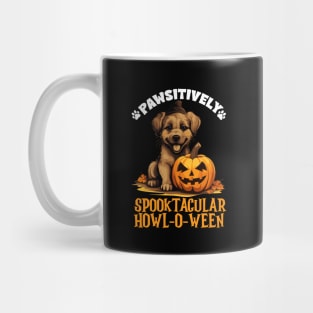 Pawsitively Spooktacular Howl-o-ween Dog Costume Mug